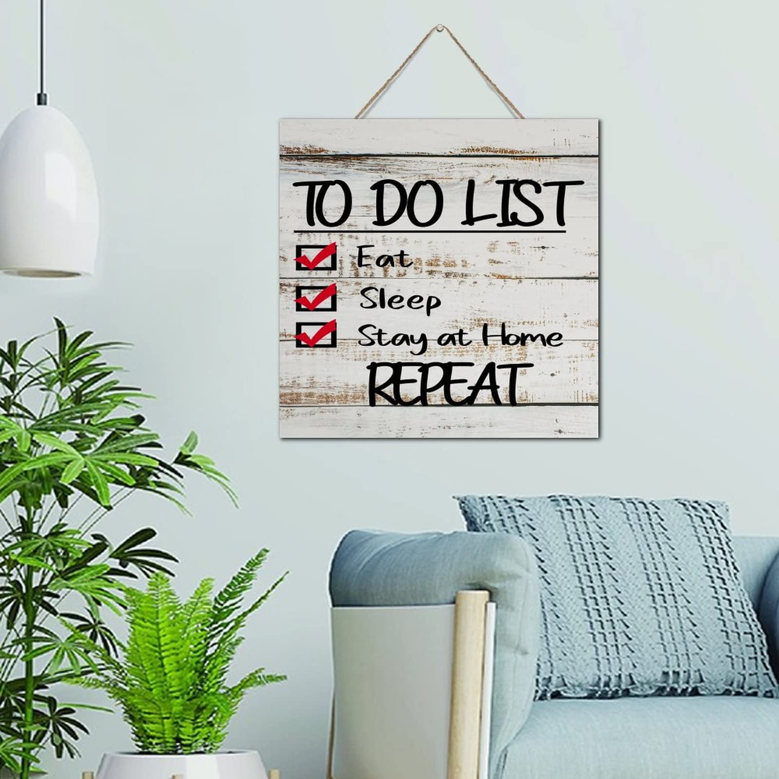Plaque en bois To Do List avec finition peinture artisanale pour une decoration de bureau chic