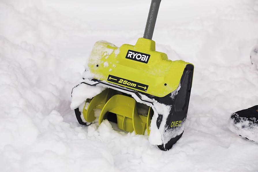 Amazon.com : Ryobi - 18V One+ Snow Shovel – 25 cm Width – Sold