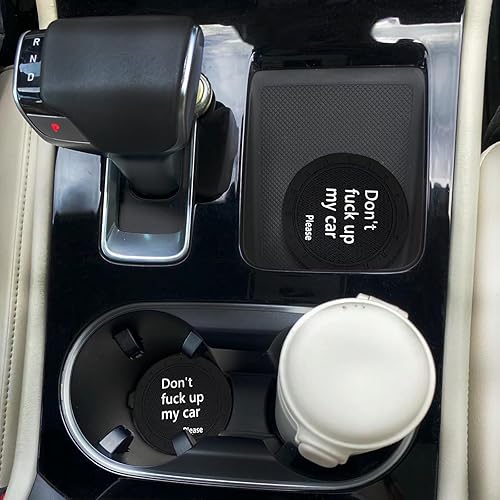 Miniatura 5 de LUMQCCBD021BL-2 posavasos para automóvil, 2 portavasos para automóvil, ajuste universal, negro, LUMQCCBD021BL-2 unidades