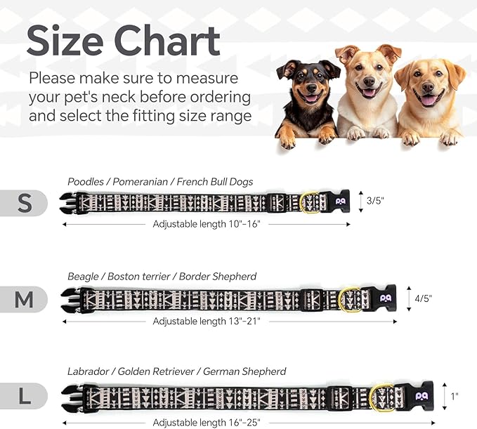 Collar Reflectante para Perro QQPETS Acolchado de Neopreno Nailon Ajustable miniatura 7