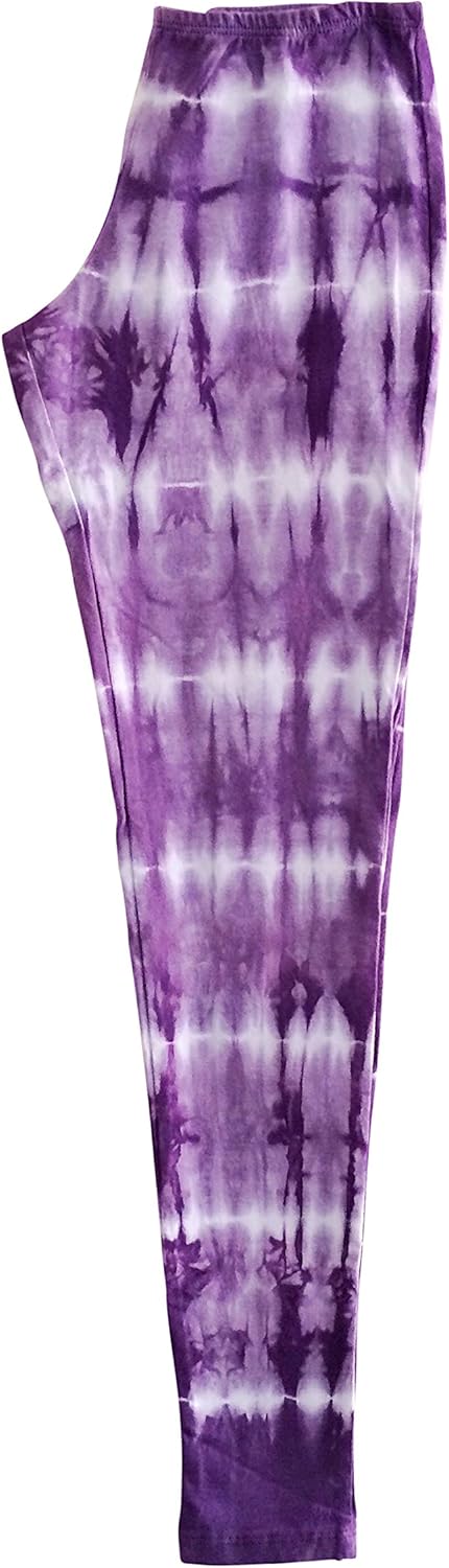 Clementine Surfwear Women's Tie Dye Yoga Leggings, Teen Girl Tie Dye Yoga Pants