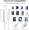 Cargador para iPhone Carga Rápida, Cargador Rápido iPhone 2 Pack Tipo C Adaptador de Pared Enchufe con Cable USB-C a Lightning de 6 Pies para iPhone14/13/13 Pro/12 Pro/12 Pro Max/11/Xs Max/XR/X/SE,iPad,AirPods 5