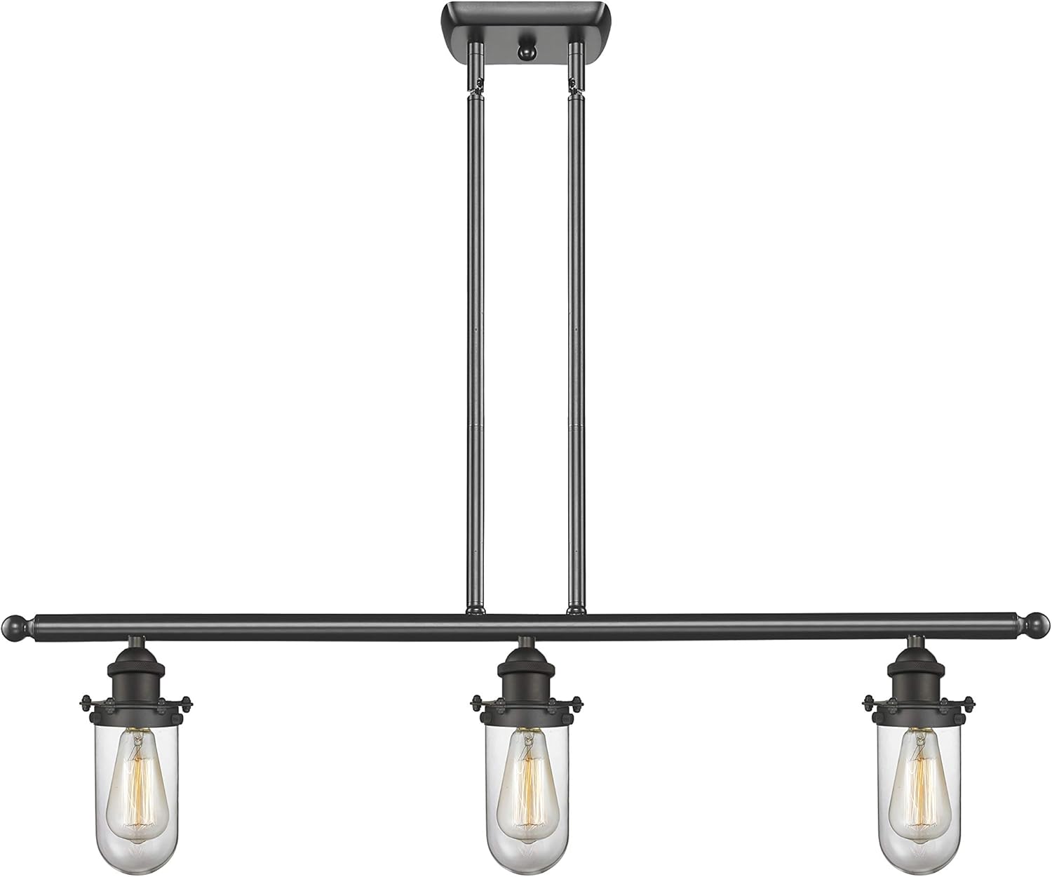 Innovations 516-3I-OB-232-CL-LED 3 Island Light Vintage Dimmable LED, Oil Rubbed Bronze