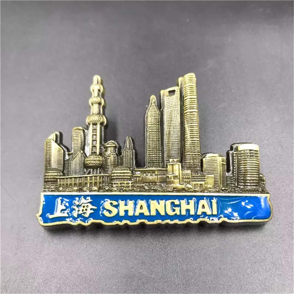 Aimant De Réfrigérateur Shanghai En 3D - Souvenir Touristique