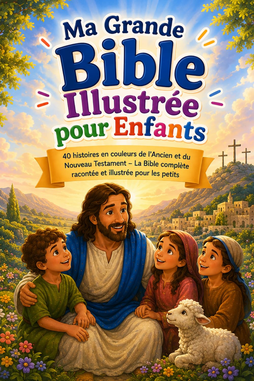 Ma Grande Bible Illustrée pour Enfants: 40 histoires en couleurs de l'Ancien et du Nouveau Testament – La Bible complète racontée et illustrée pour les petits