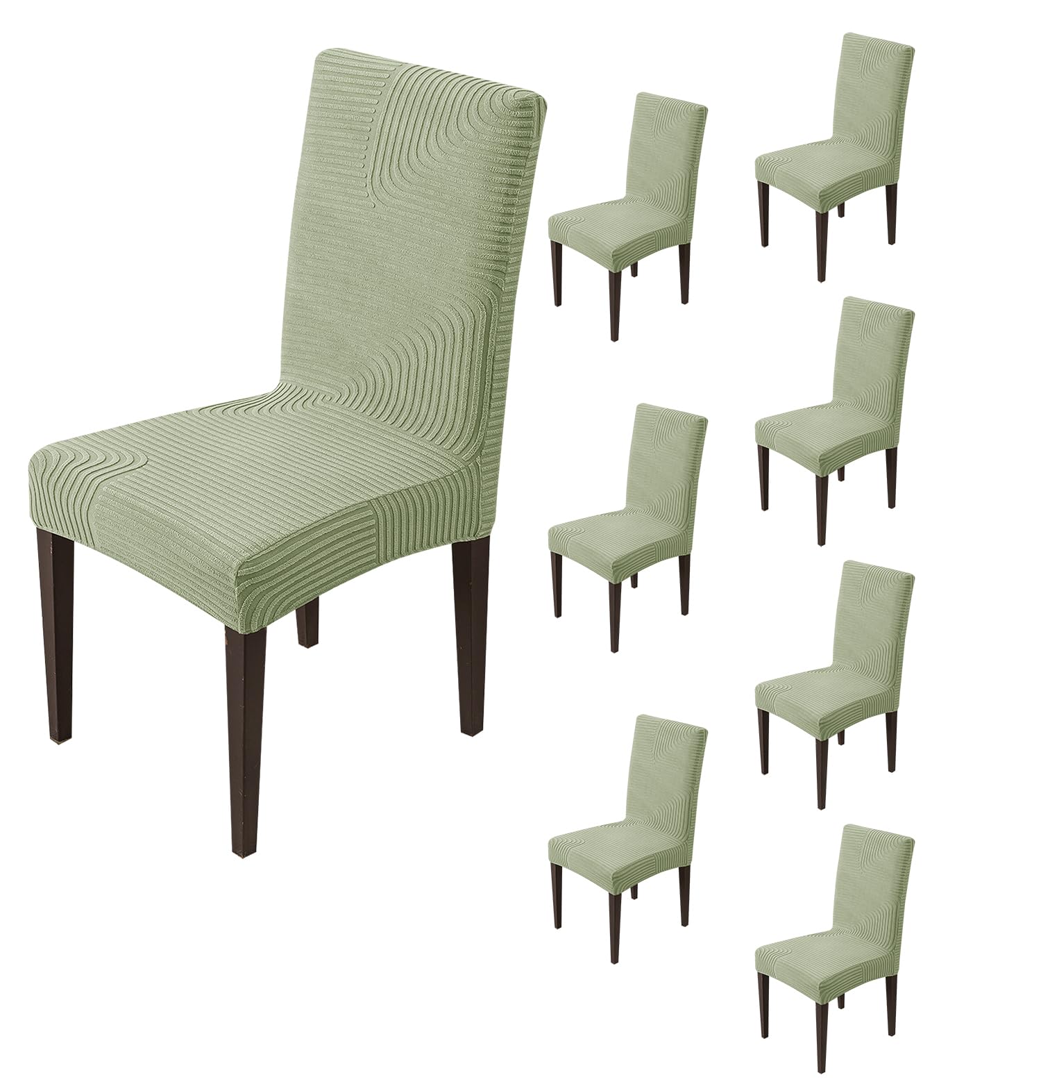 Stretchy Chair Covers - Sapphire Blue (Pack of 6) -12