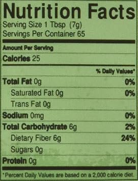 Psyllium Husk Powder 1 Lb Bag, Premium Grade, Freshly Packed
