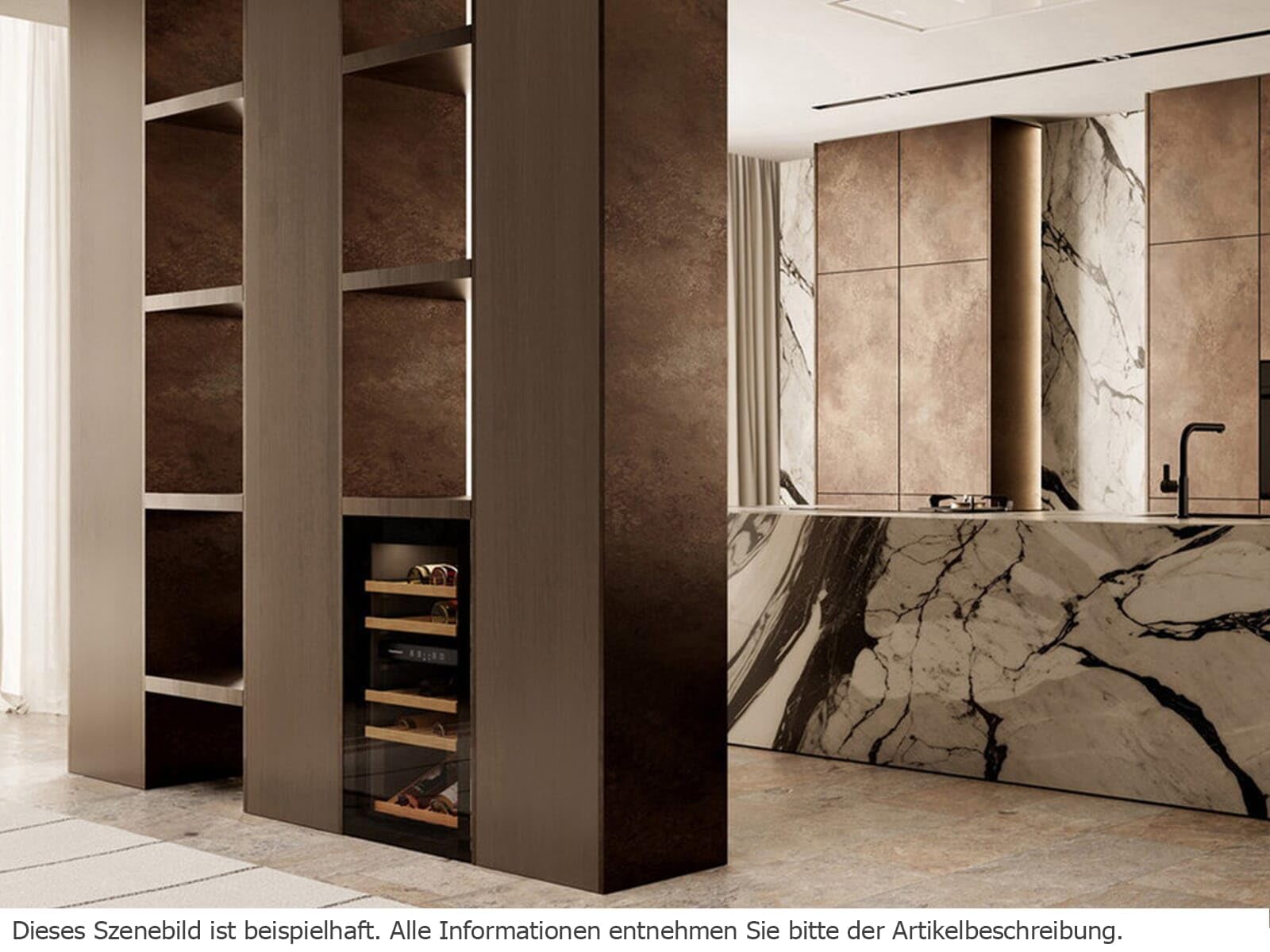 Küppersbusch FWKU 1531.0 S K-Series.5 Unterbau Weinklimaschrank Schwarz
