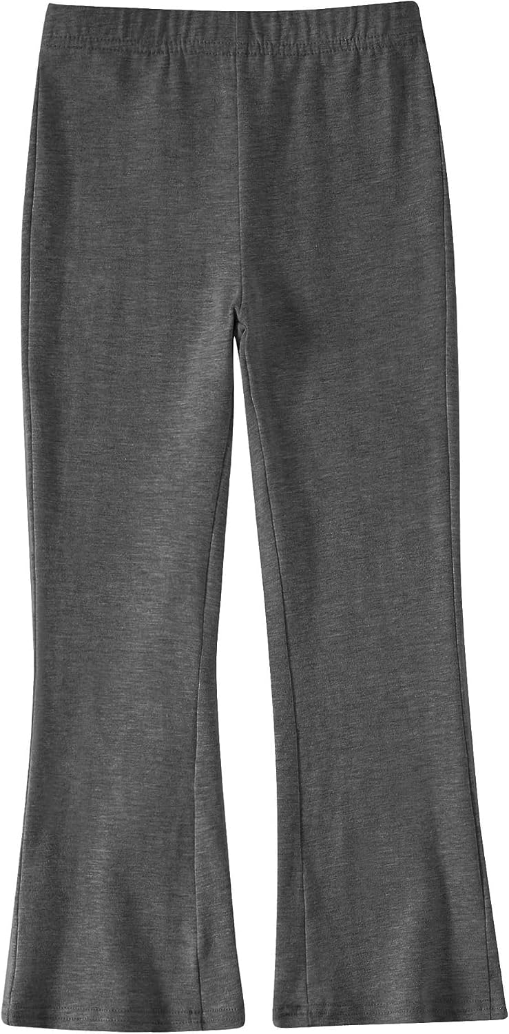CHUNG Girls Flare Legging Pants Tights Stretchy Soft Cotton Sports Yogawear for 3-16Years Children