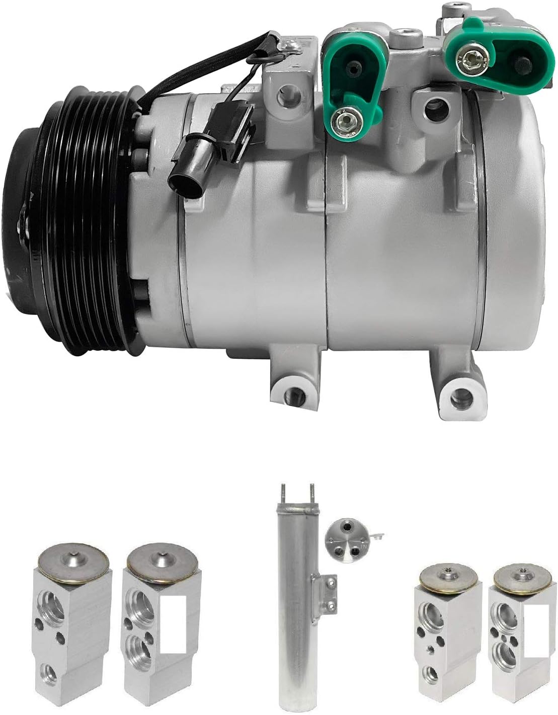 RYC New AC Compressor and A/C Clutch Kit KT BA40N (Only Fits Vehicles With Rear A/C)