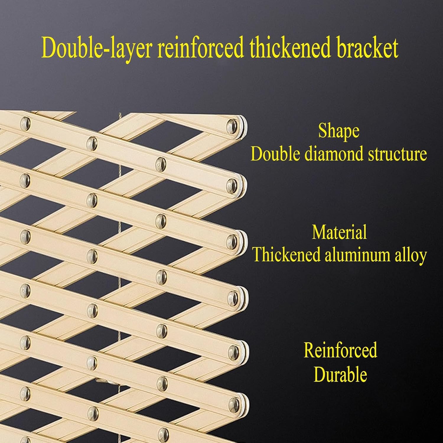 Foldable Space-Saving Clothes Rack Floor-Standing Clothes Rack Tripod Portable Rotating Clothes Rack，Foldable Electric Ceiling-Mounted Drying Rack, 159cm x 34cm x 7.8cm, 35kg Load Capacity,