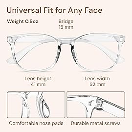 Gaoye Stylish Blue Light Glasses for Woman - Computer Glasses for Blue Light Blocking - Lightweight Frames - 3 pack