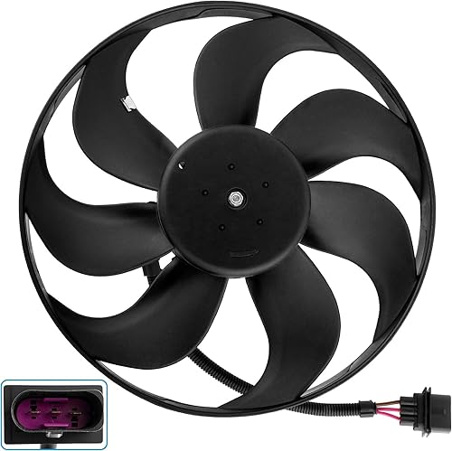 Miniatura 3 de Conjunto de ventilador de refrigeración del radiador del motor para Audi TT 2000-2004, TT Quattro 2000-2002 y para Volkswagen Clasico 2011-2014,