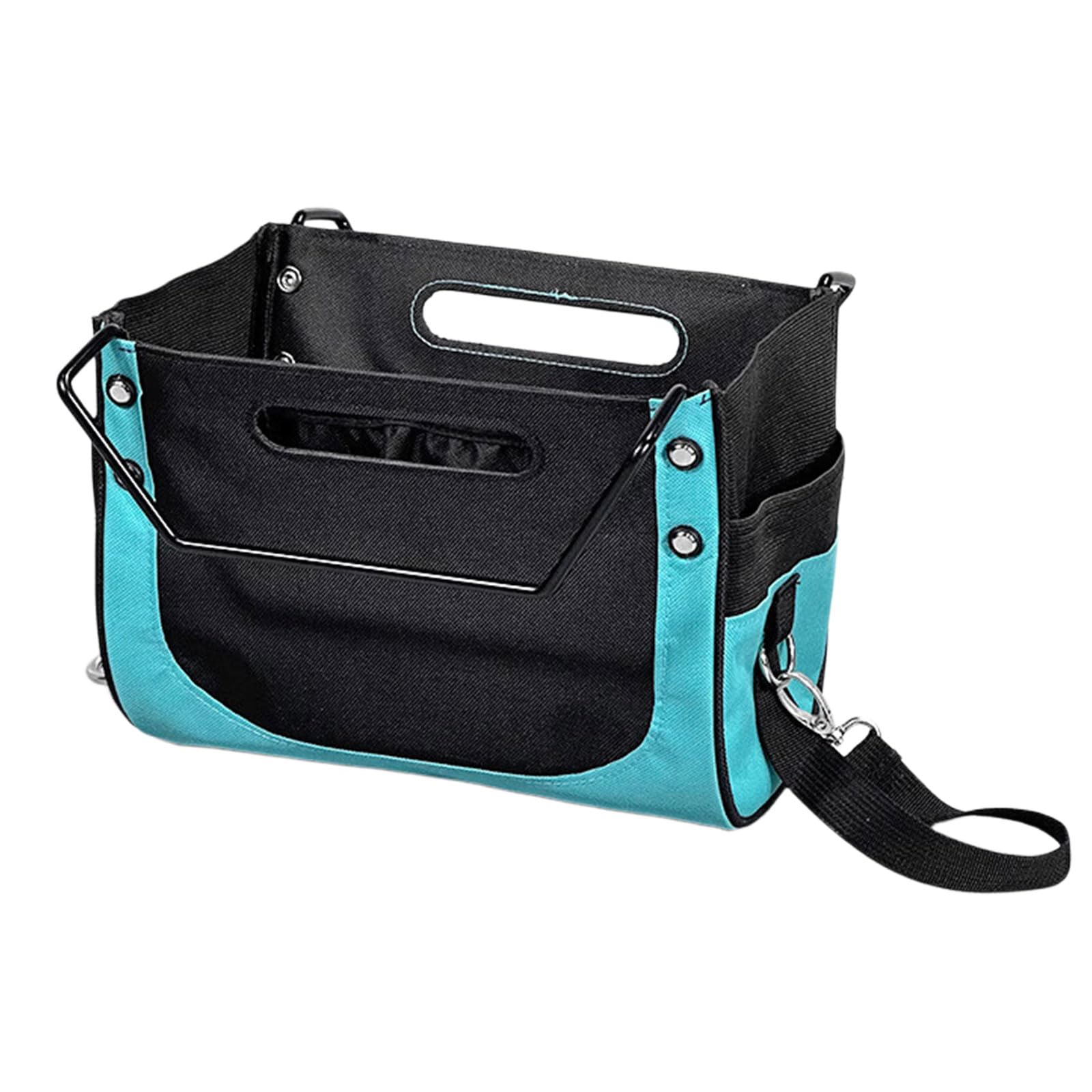 Sac à outils pour électricien en nylon noir pour échelle et maintenance