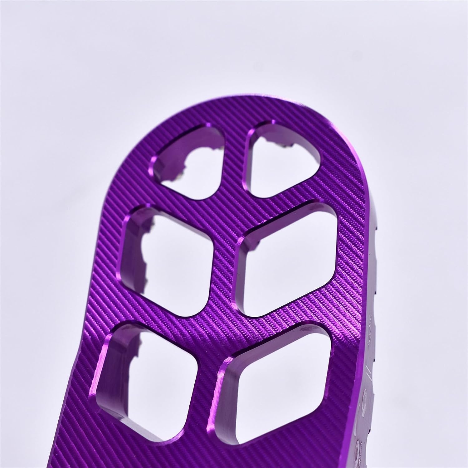 Motorcycle CNC Foot Pegs Pedal Mounting Pedals Replacement For Surron Light Bee S X Electric Off-Road Bike Purple