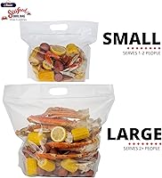 Vista 5 de Jesdit Seafood Boil Bag (Pack de 5) Pequeña