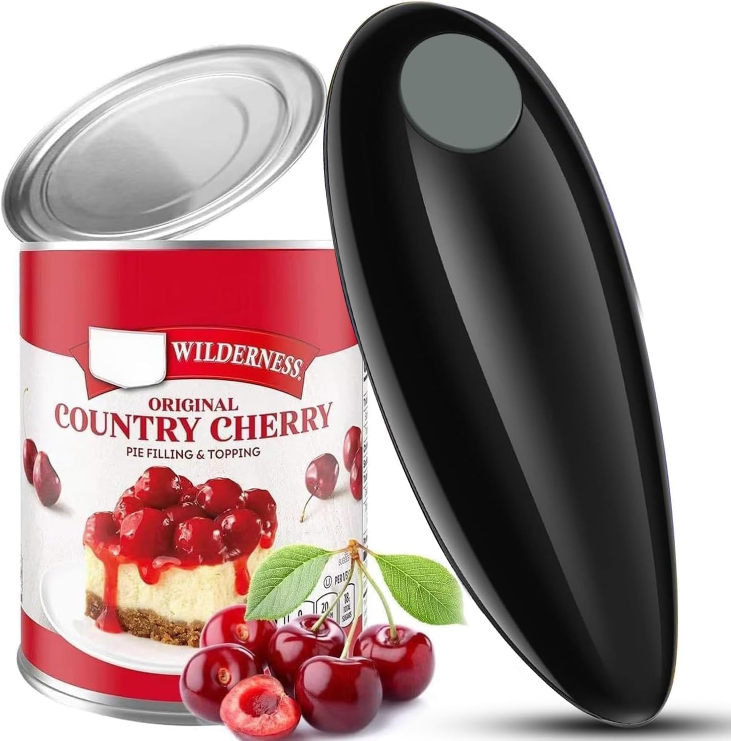 Electric Can Opener, One-touch Automatic Can opener, Handheld opener and Smooth Edge Kitchen Gadget Can Openers for Seniors with Arthritis