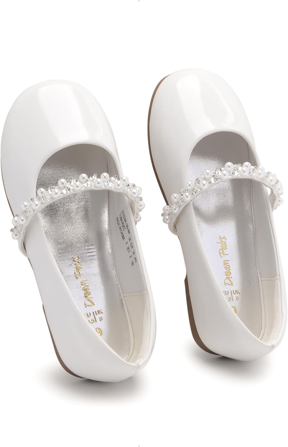 DREAM PAIRS Girls Mary Jane Dress Shoes Ballerina Flats for Wedding, Party (Toddler/Little Kid/Big Kid) - Image 7