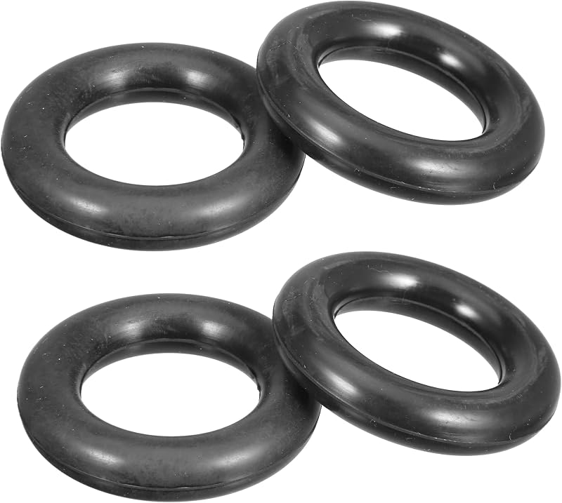 Suporte de borracha tipo O-ring para escapamento X AUTOHAUX 60 mm – Kit com 4 unidades