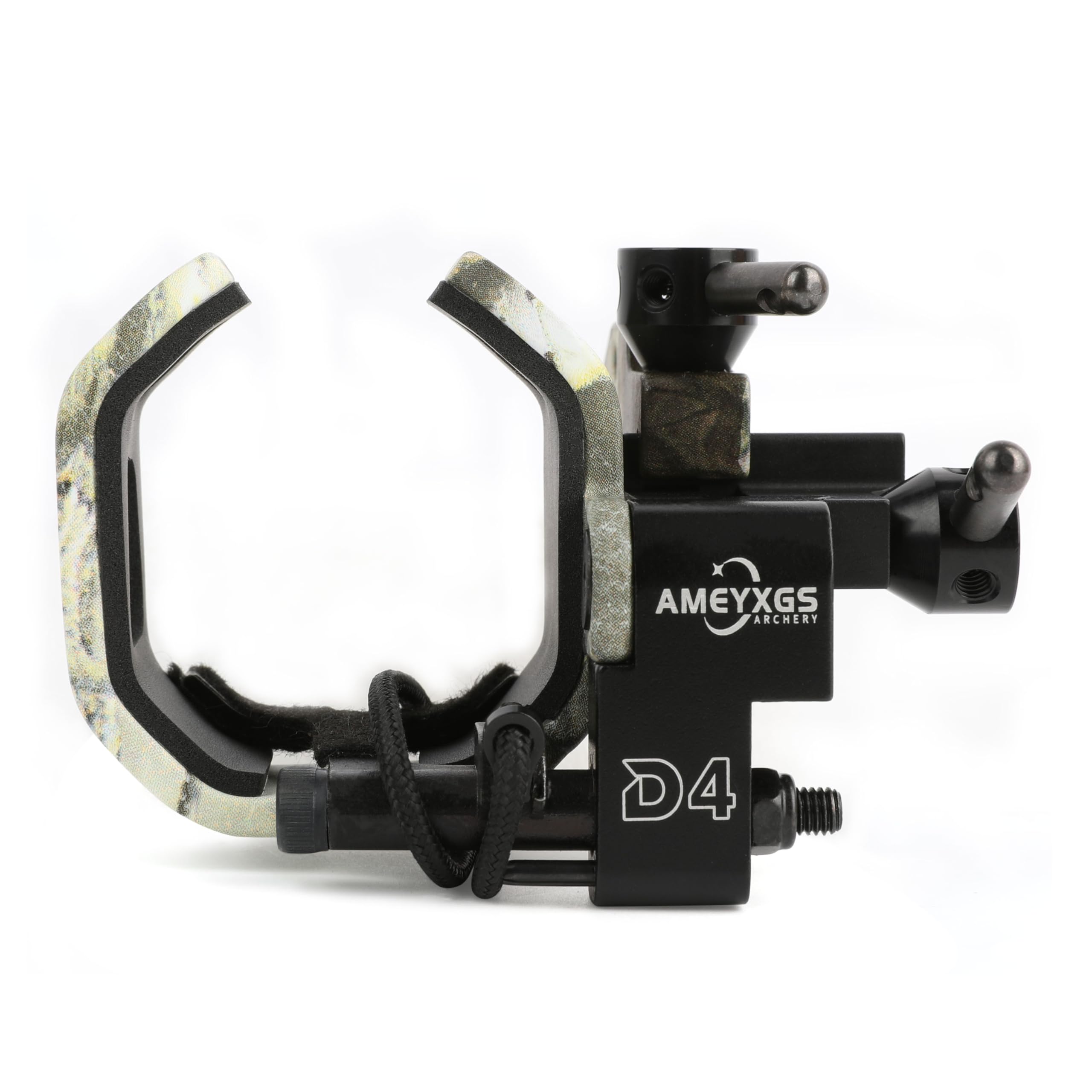 Appoggio Freccia a Caduta Apache D4 in Metallo Resistente per Archi Compound, appoggio Automatico per tiro al Bersaglio e Caccia all'aperto, Disponibile in Nero, Camouflage e Rosso