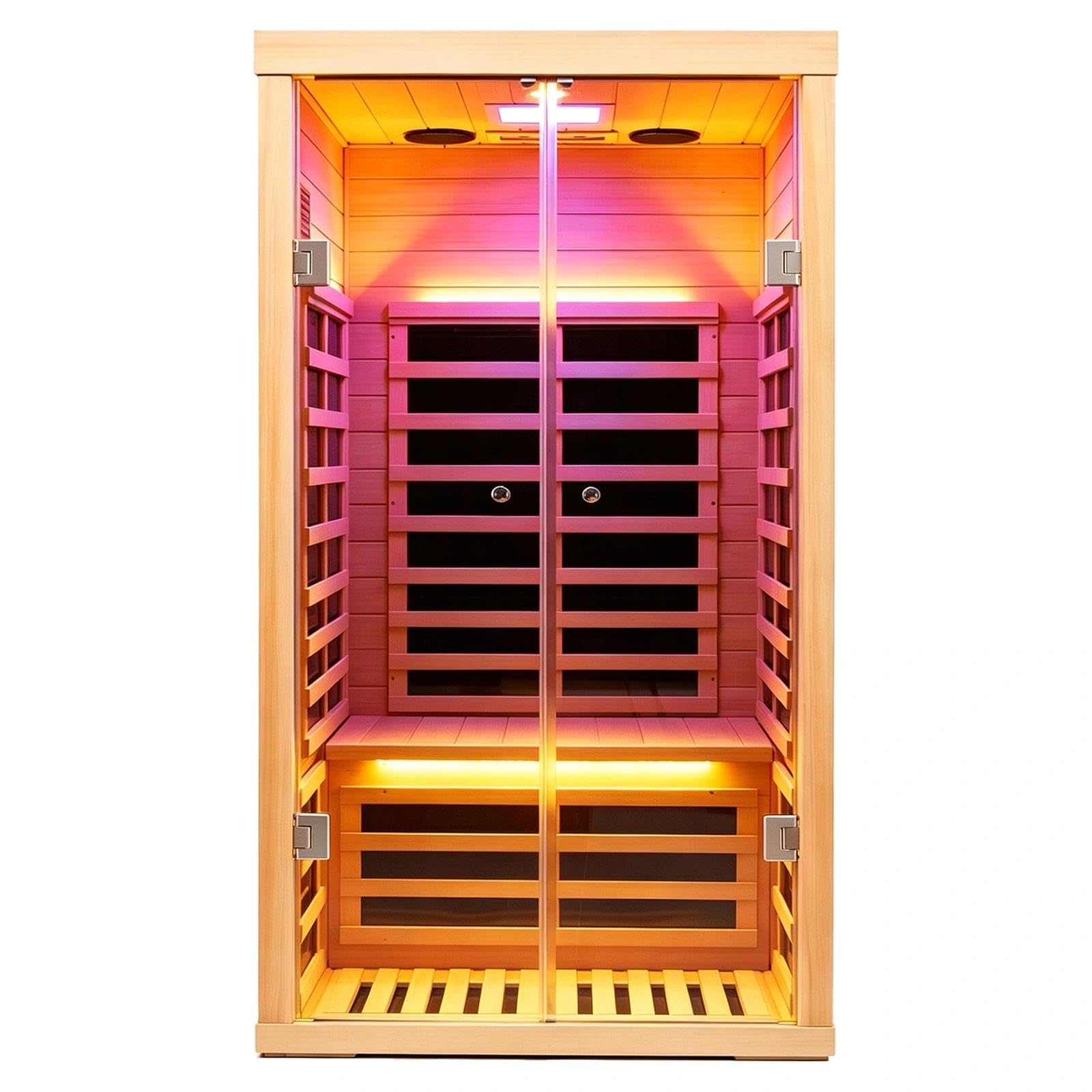 Smart Oversize 1 Person Far Infrared Sauna, Low-EMF