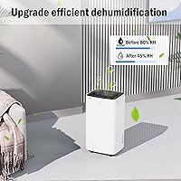 Vista 5 de Kndko 2000 Sq. Feet Dehumidifiers, 30 Pint Dehumidifier for Basement, Home and Bedroom With Auto or Manual Drainage - Dehumidifiers With Drain Hose