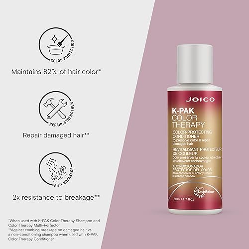 Miniatura 3 de Joico K-PAK Color Therapy Color-Protecting Conditioner  For Color-Treated Hair  Boost Shine  Improve Elasticity  Repair Breakage  Rebuild Damaged