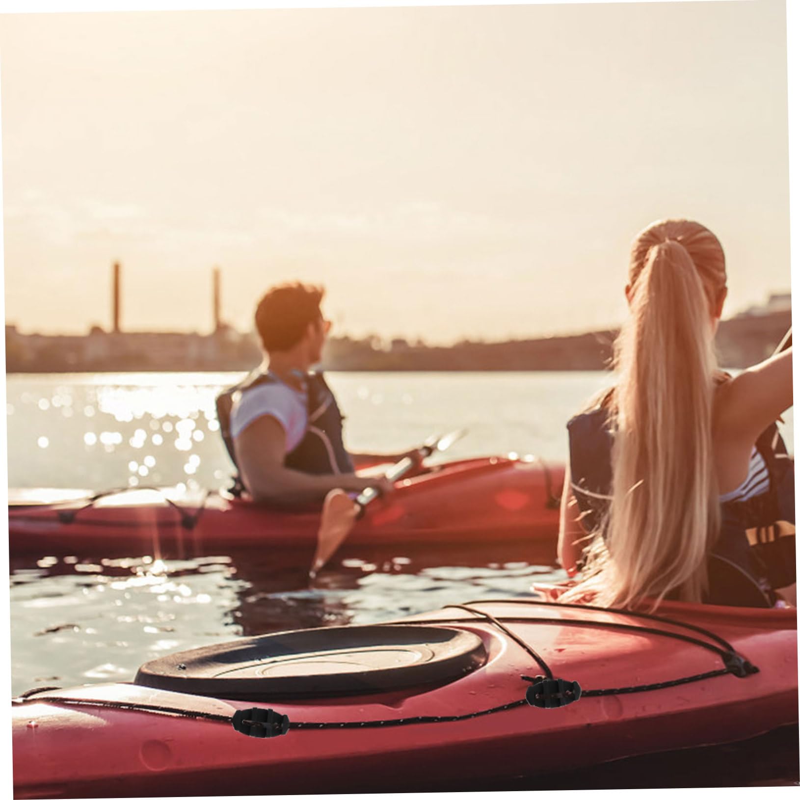 HANABASS 2sets Anchor Cleat for Boats Rope Holder Easy Install Cleat for Kayaks Canoes and Use Weather-Resistant Clip Versatile Rope Fixing Accessory Screws