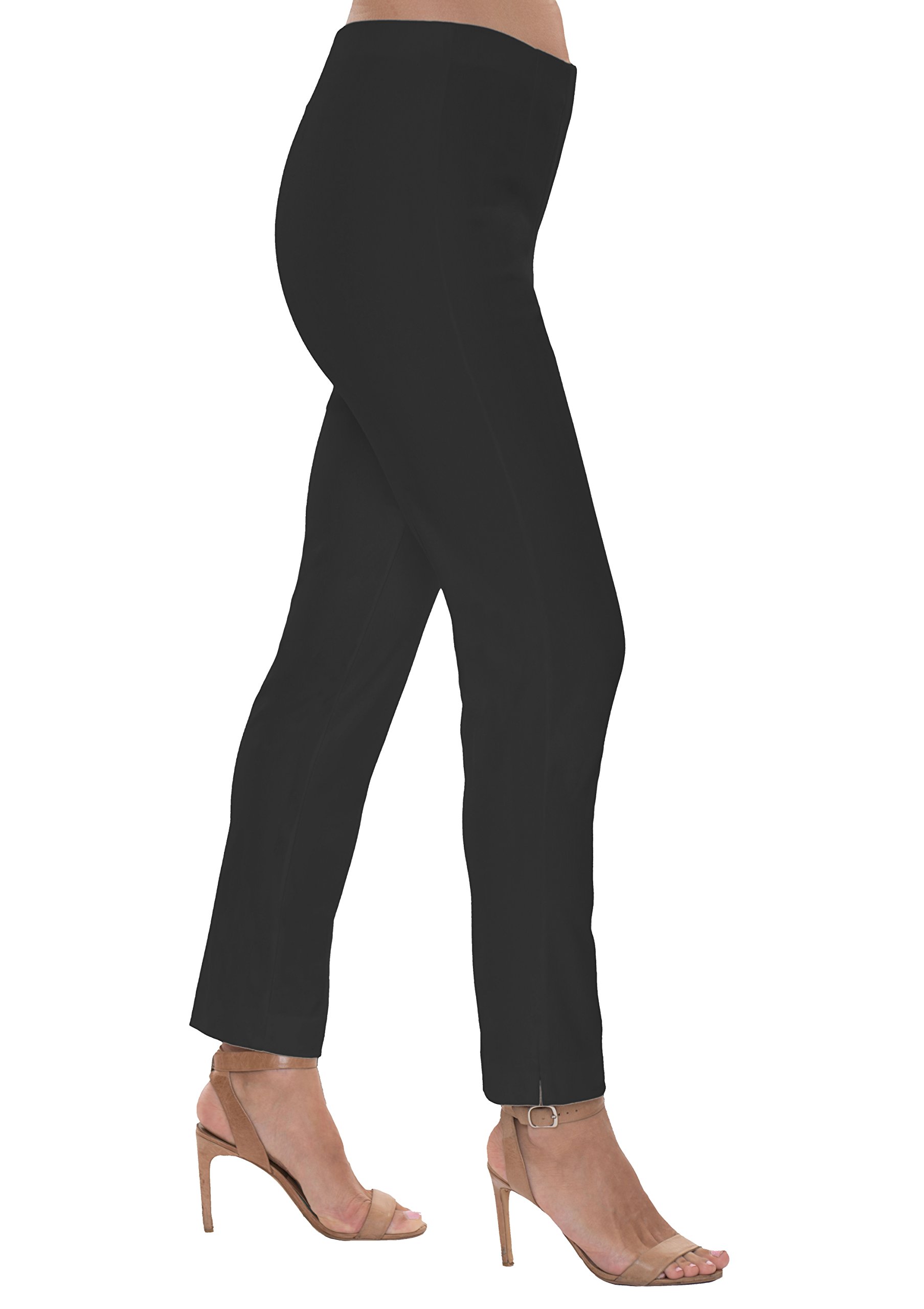 LIOR PARIS Sasha Sleek and Slim Pull-On Pant black-10