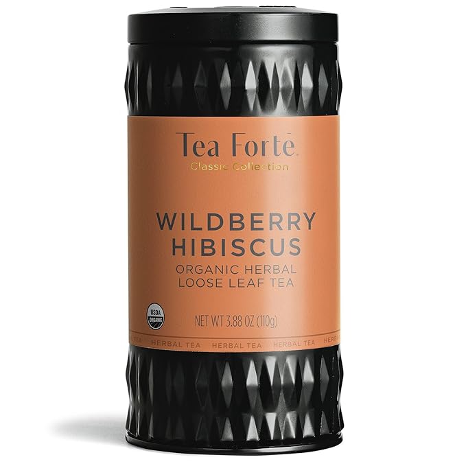 Tea Forte Loose Leaf Herbal Tea (Wildberry Hibiscus, Loose