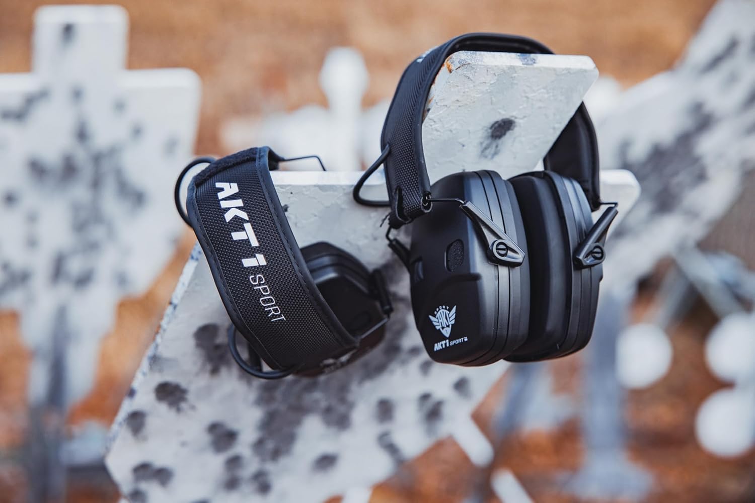 Cadre Low-Profile Electronic Sound Amplification Slim Safety Earmuff, For Range, Mowing, Construction, Work Shops, NRR 22dB