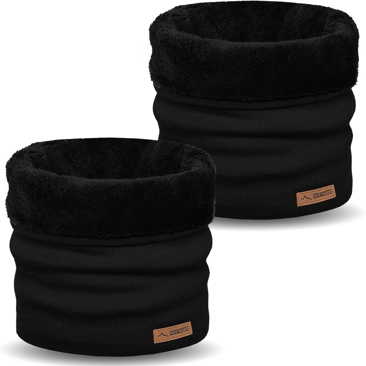 Neck Warmer Gaiter for Men Women,Winter Soft Thick Warm Fleece Lined Face Ski Mask Scarf Cold Weather Running