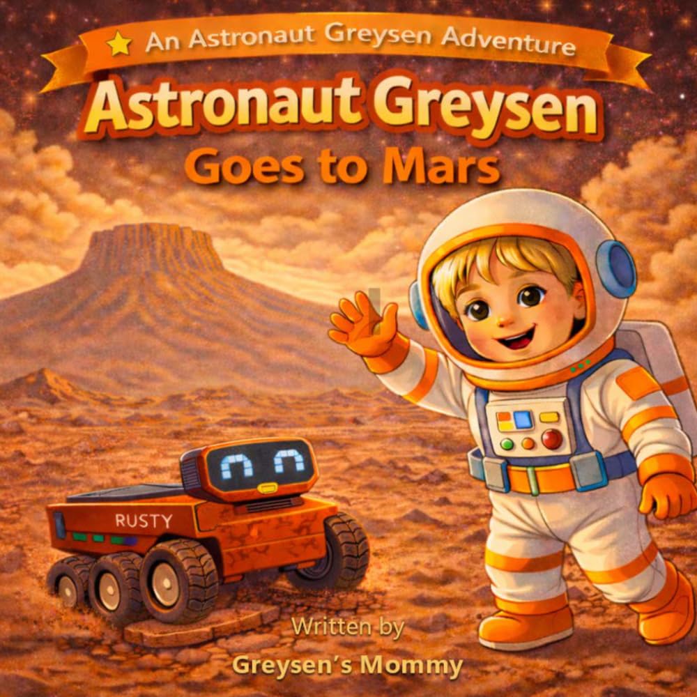 Astronaut Greysen Goes to Mars: A Fun Solar System Adventure for Kids about the Planet Mars (Astronaut Greysen Adventures)
