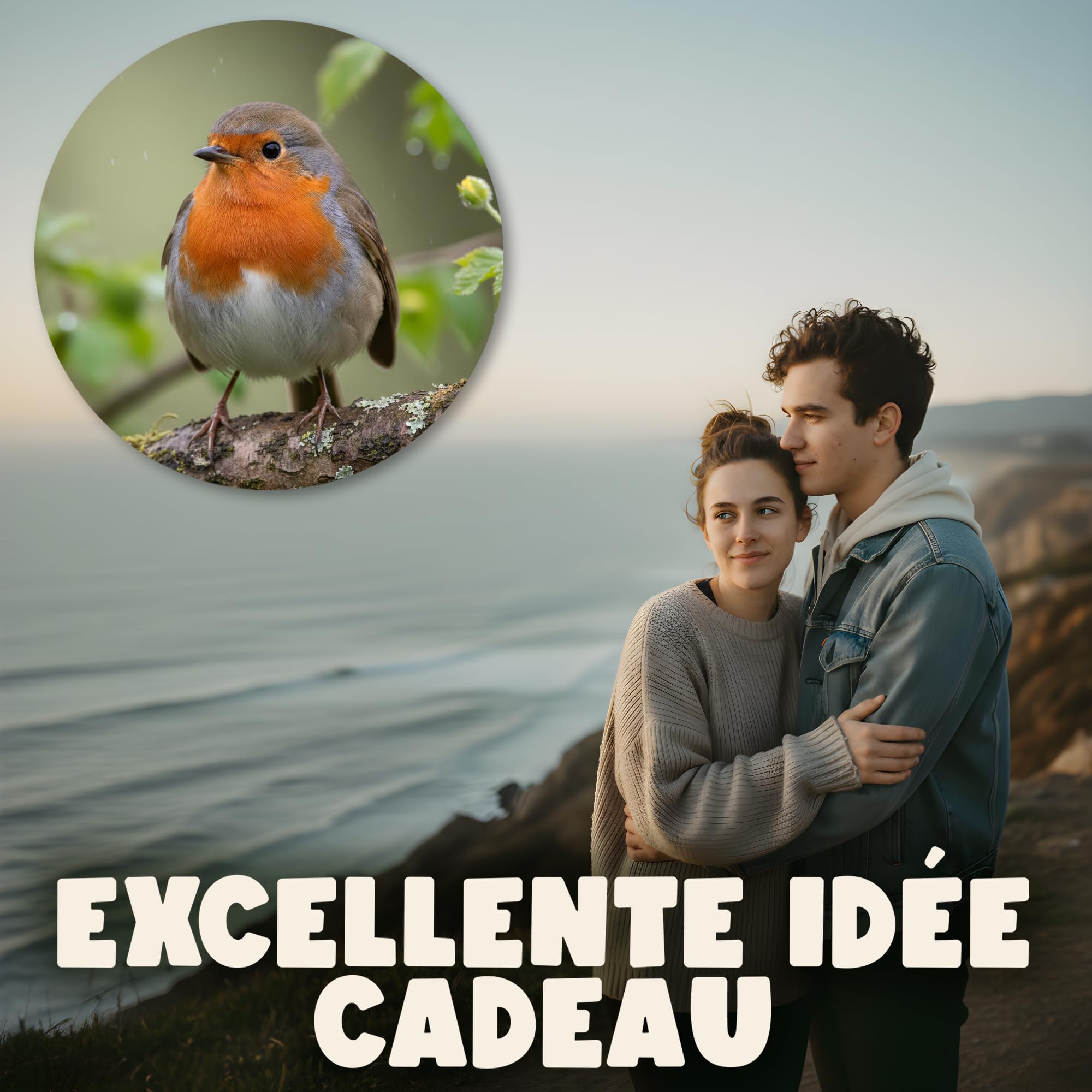 SWISSINNO Mangeoire Oiseaux Extérieur, Haute Anti écureuils Aluminium