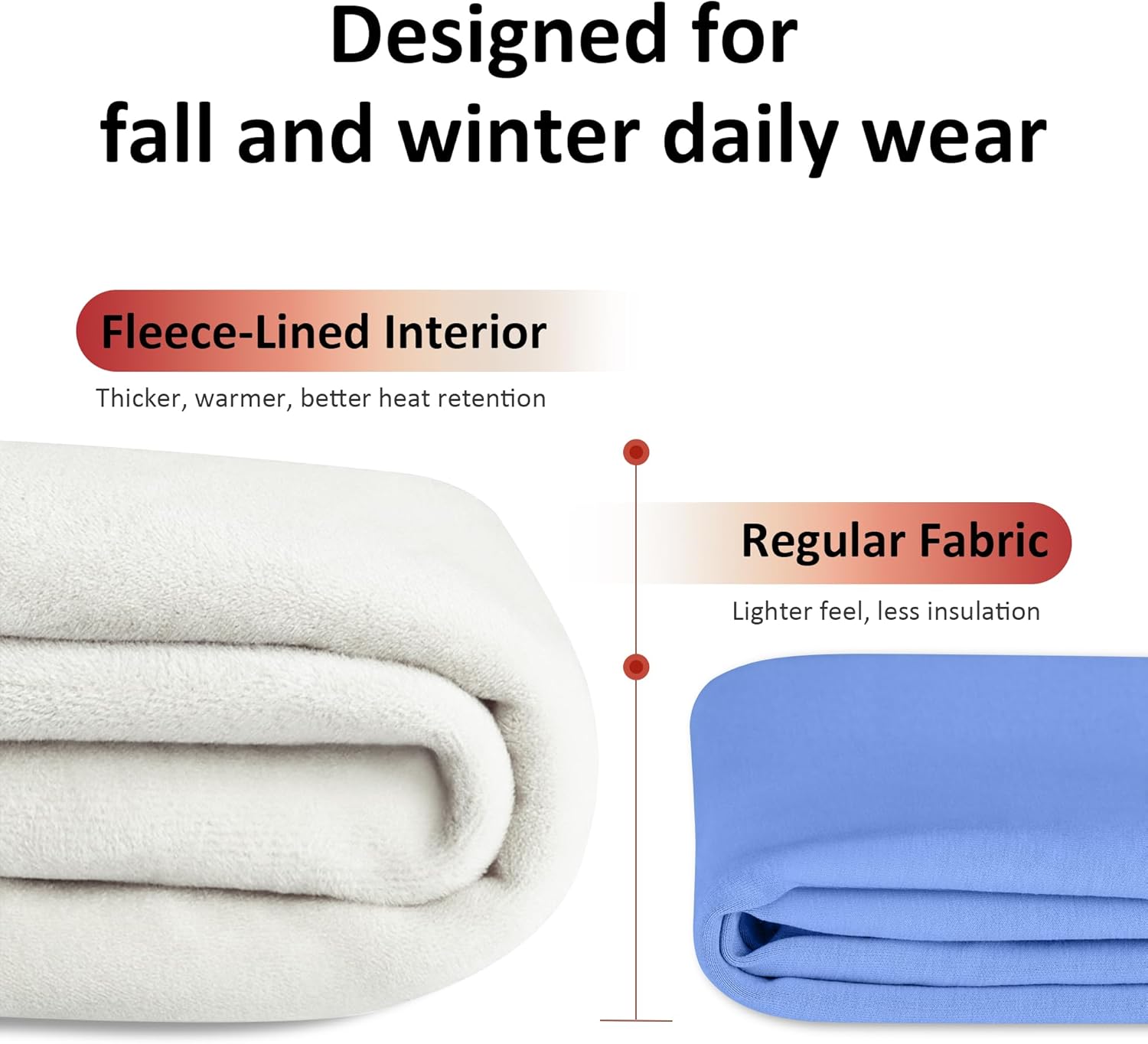 BIG ELEPHANT Girls Fleece Flared Pants – Soft Cotton Bell Bottom Pants with Pockets, Slim Thigh Fit for School & Daily Wear - Image 3