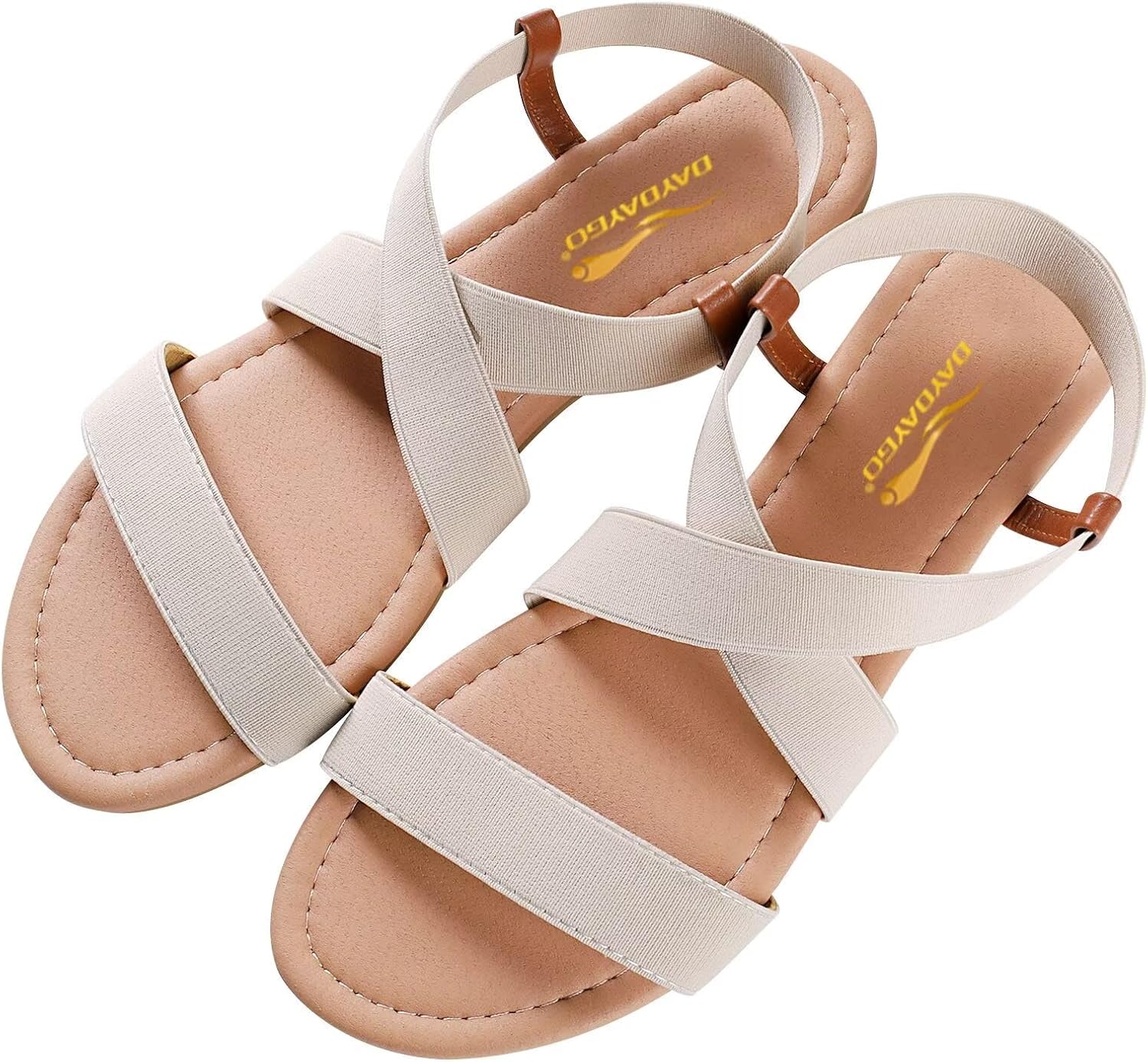 DAYDAYGO Women’s Elastic Flat Sandals