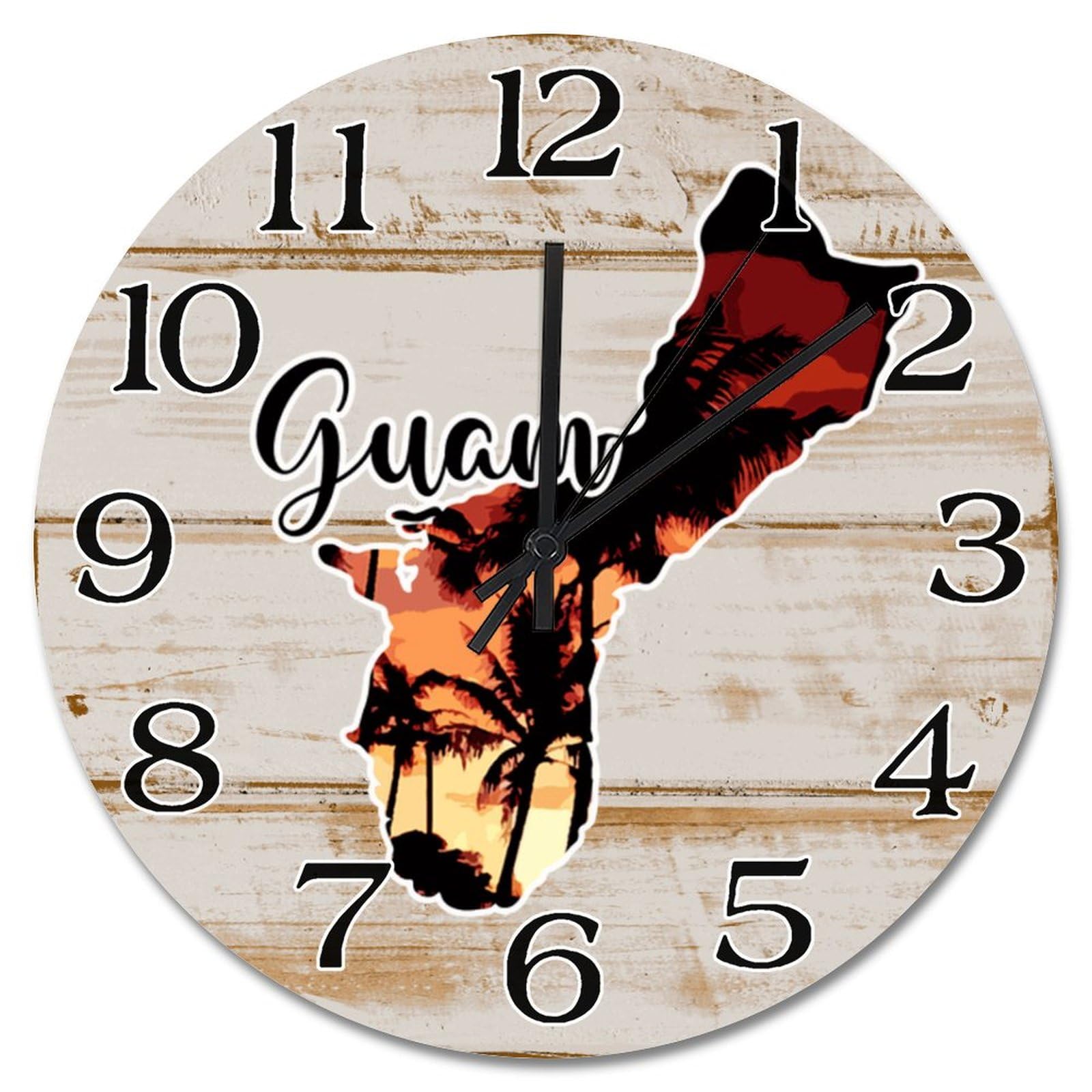 Horloge murale analogique Guam : l'accessoire idéal pour embellir votre cuisine