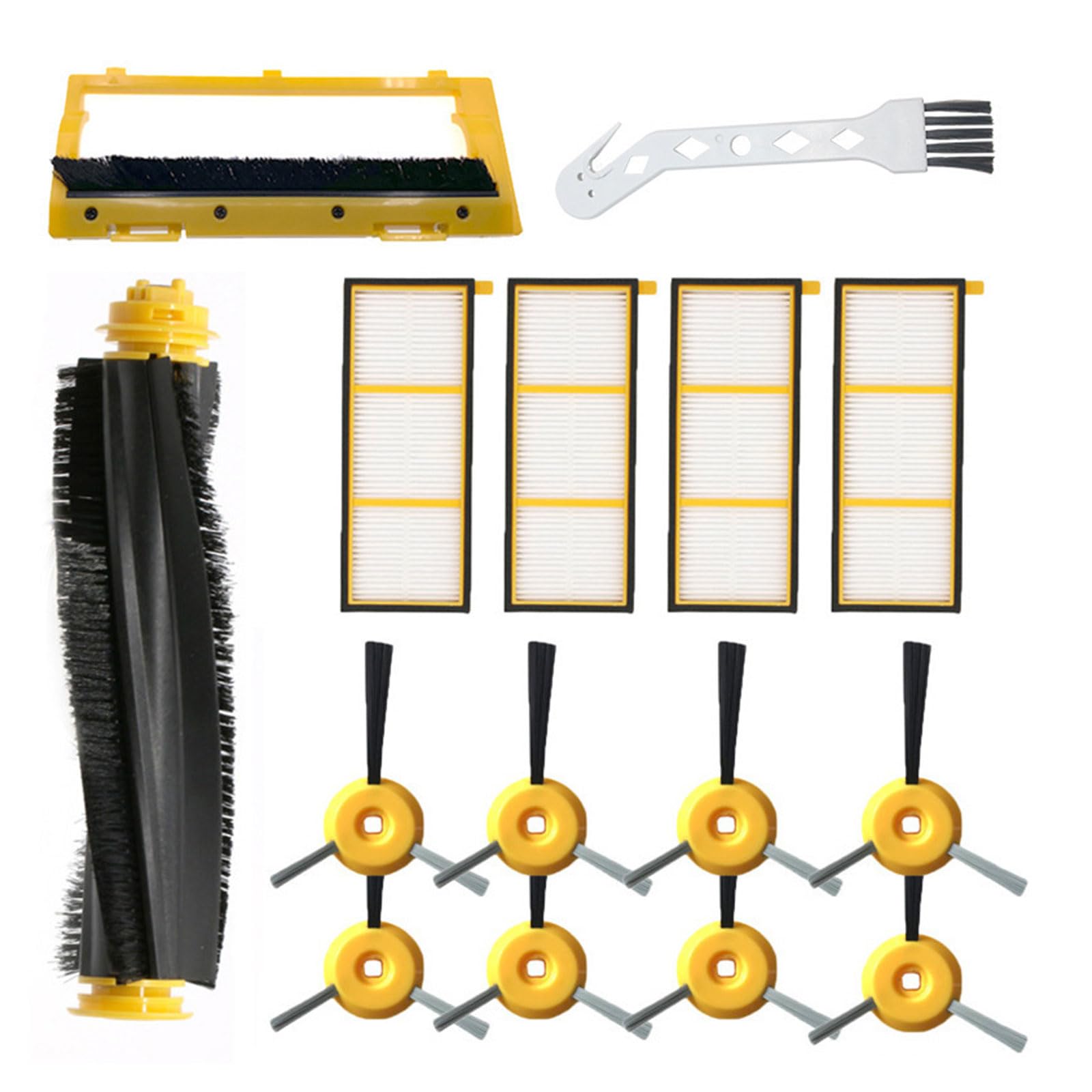 Kalttoy Robot Vacuum Side Brush Robot Vacuum Roller Brush Accessories ABS for RV700 RV750 Replacement Part