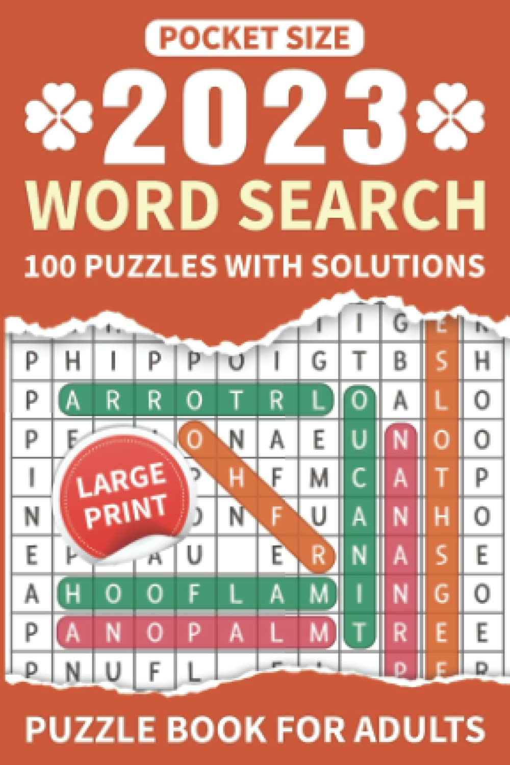 Pocket Size 2023 word search Puzzle Book for Adults: Mini Word Find Puzzles Book For Adults & Seniors. Over 2000 Words with Solutions