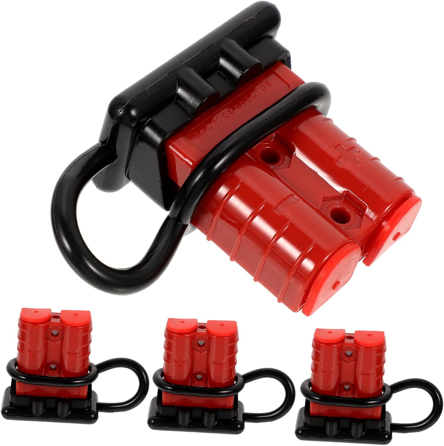 CHILDWEET 4pcs Quick Connect Disconnect Plug Kit for Battery Winch Trailer Electric Vehicles Easy Installation Durable Connectors for Forklifts Inverters and More