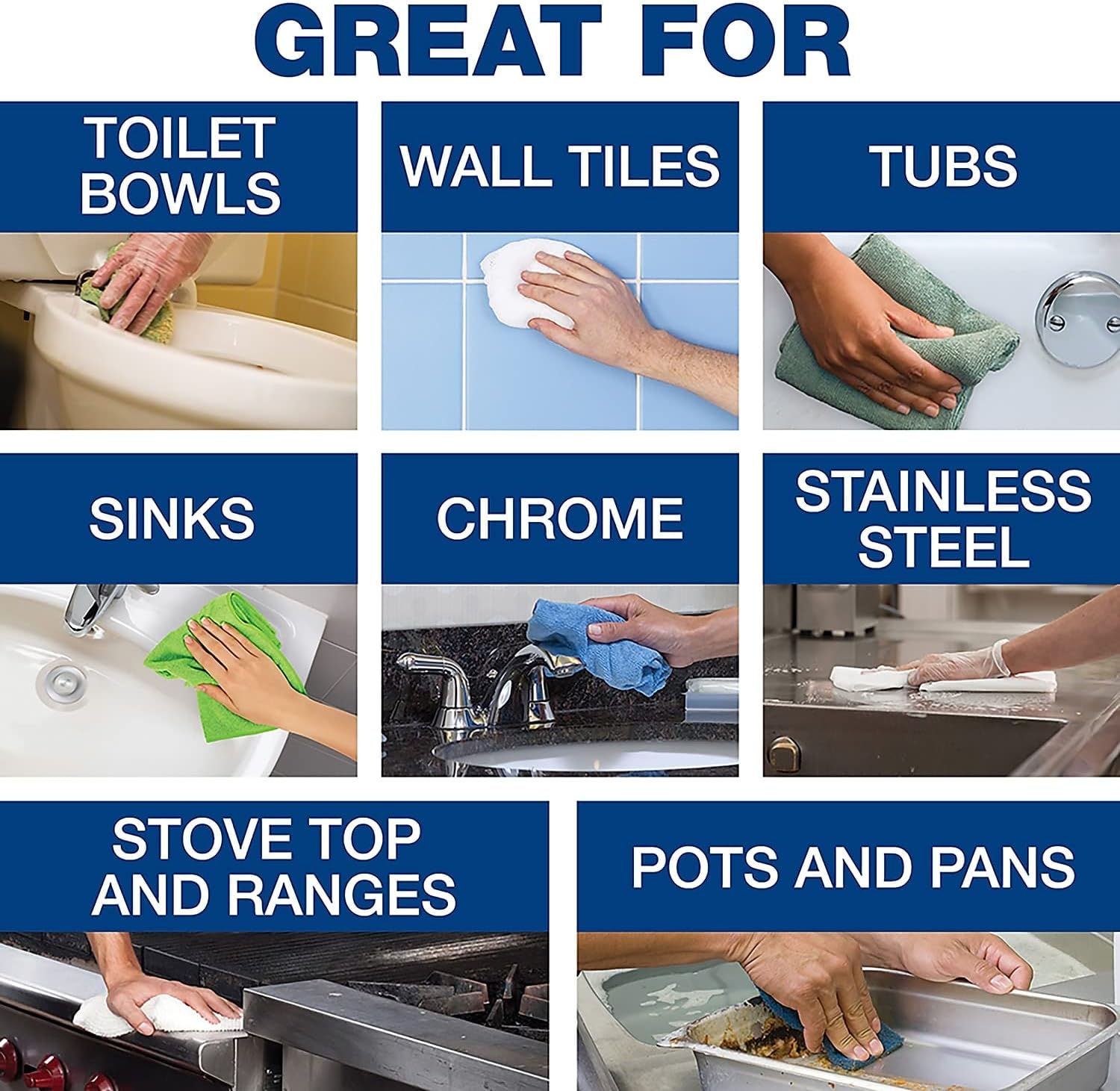 Comet 02291 Cleaner with Bleach Liquid One Gallon Bottle