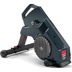 Soporte Rodillo Tacx Elite Turno - Rodillo de entrenamiento para bicicleta inteligente, transmisión directa, con resistencia de tecnología fluida y sensor Misuro B+ integrado, Negro