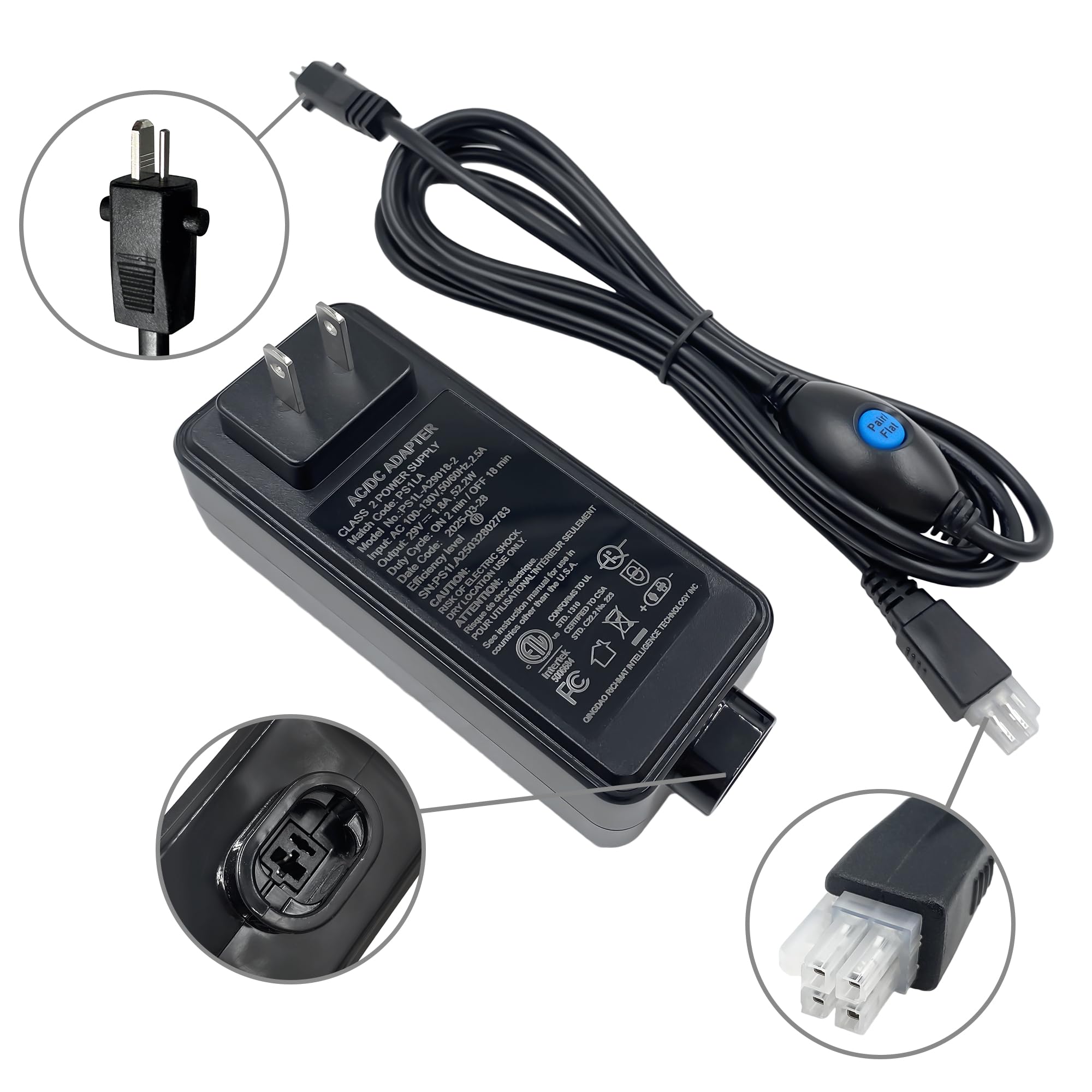 Amazon.com: Adjustable Bed Richmat Class 2 Power Supply Adapter