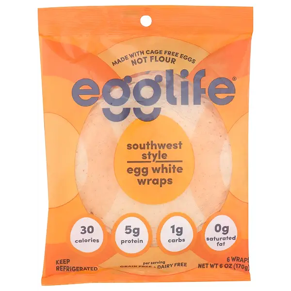 Egglife, Egg White Wrap Southwest Style, 6 Count 1