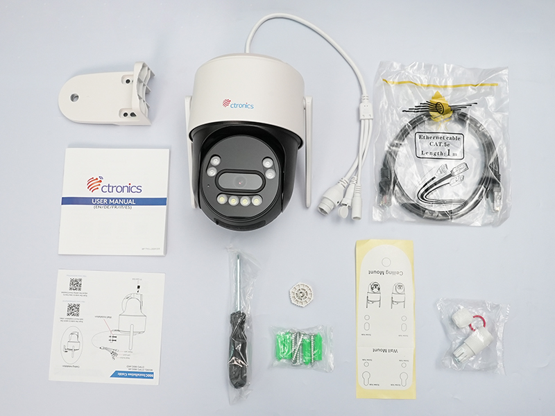 【新品未使用】 Ctronics 4K 防犯カメラ CTIPC-980 Ctronics 4K 防犯カメラ 10倍ズーム CTIPC-980C 値下げ可 Ctronics