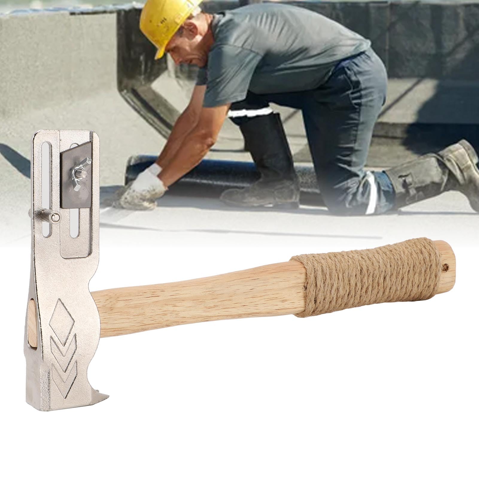 Generic Accaporto di Copertura a Magnete, Martello a Tetto Magnetico, Strumenti di Copertura Efficienti Rapida Installazione di Chiodi di Copertura e Cappelli in Feltro