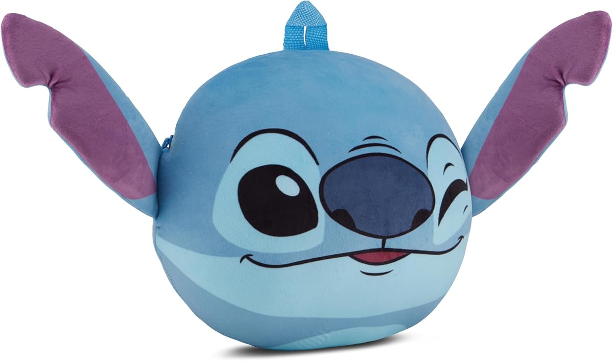 Lilo and Stitch Squishee Pillow Backpack - Lilo and Stitch - Lilo and Stitch Super Soft Squishee Cloud Pillow Backpack