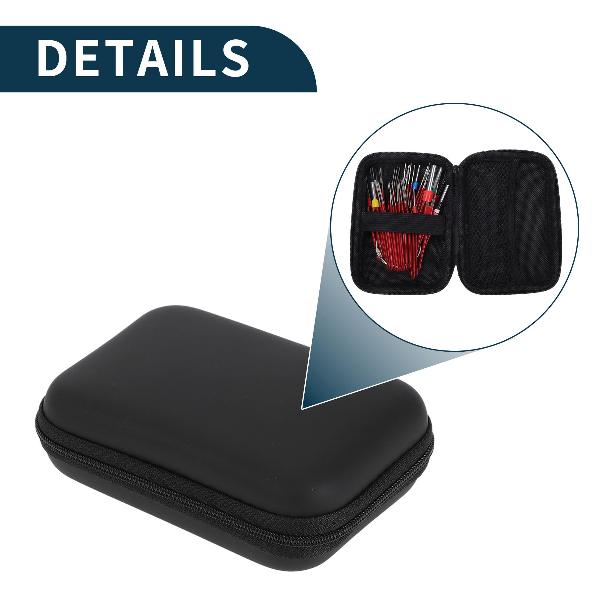 Kit di Assortimento di Strumenti di Rimozione Terminali per Auto, Camion, Moto, Barca - Kit di Estrattori di Terminali di Connettore di Filo Rosso 86 Pezzi