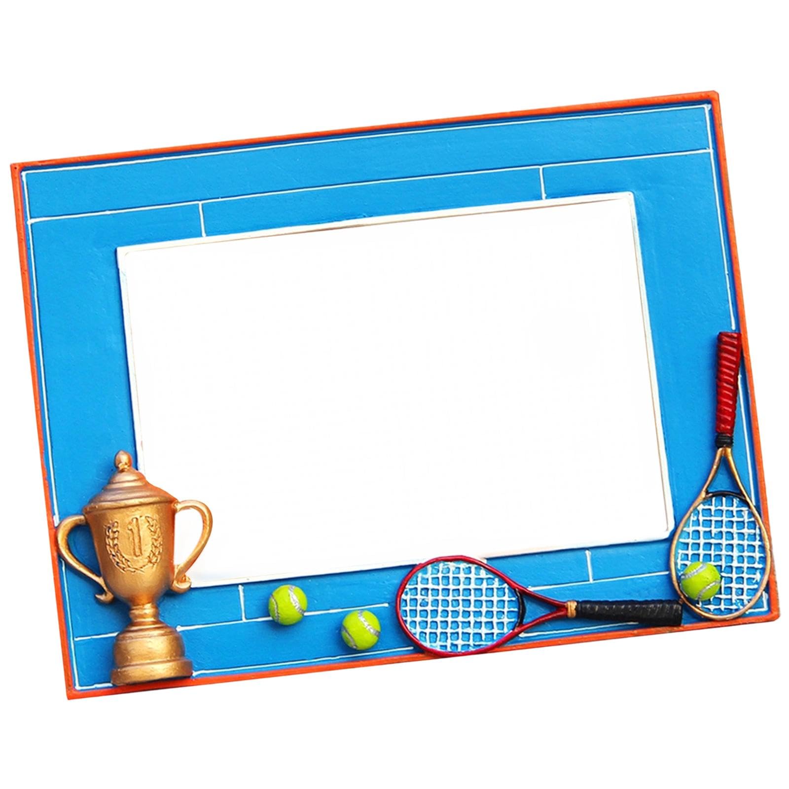 Tennis-Fotorahmen, Bilderrahmen-Organizer, Auszeichnung für Heimdekoration, Erinnerungsstück für Männer, Väter, Büroangestellte, Sportler
