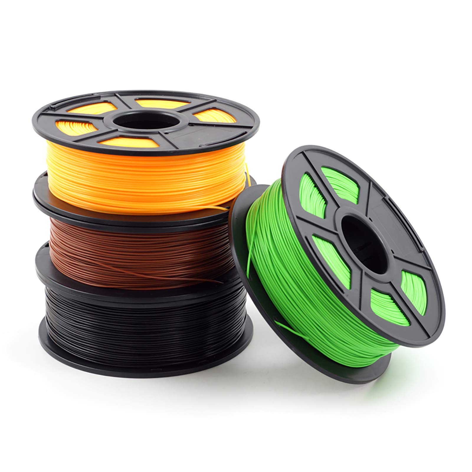 Filamento De Impresión 3D De PLA 1.75mm Filamento, Utilizado Para Impresoras 3D Y Bolígrafos De Impresión 3D, 4 Colores Diferentes, Material De Impresión De 1 Kg Por Carrete, 4 Roll(Size:4 in 1 group)